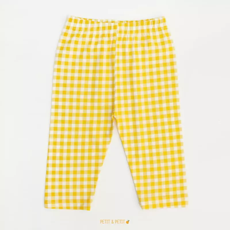 Petit & Petit - Korean Children Fashion - #fashionkids - Check Leggings - 6