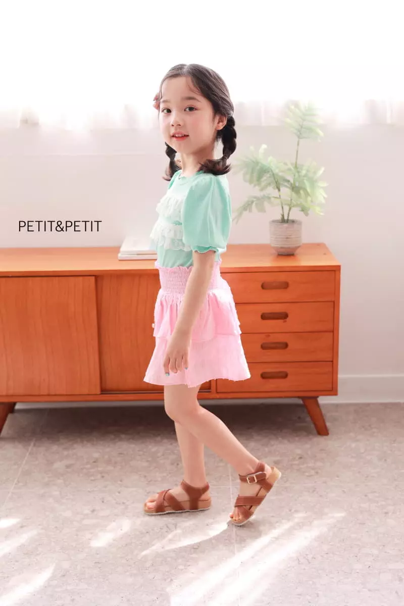 Petit & Petit - Korean Children Fashion - #kidsshorts - Smocked Skirt - 7