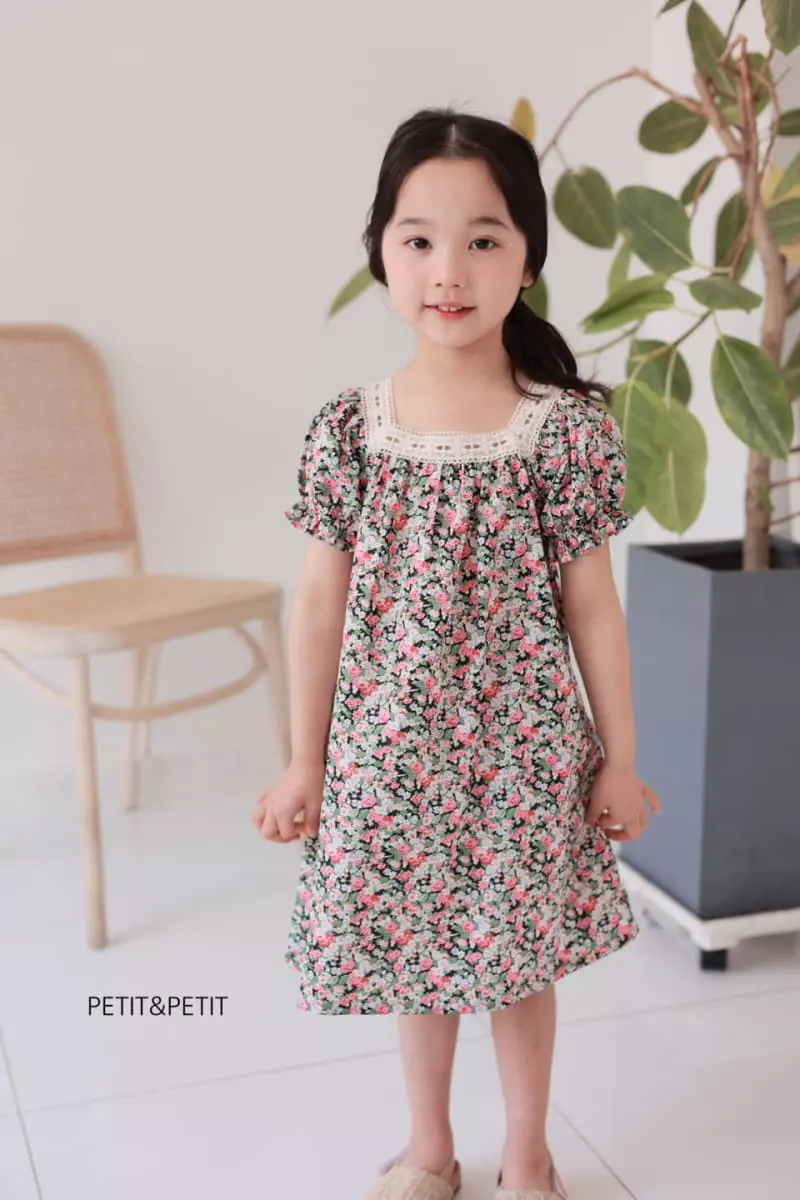 Petit & Petit - Korean Children Fashion - #kidzfashiontrend - Flower Lace One-piece - 10