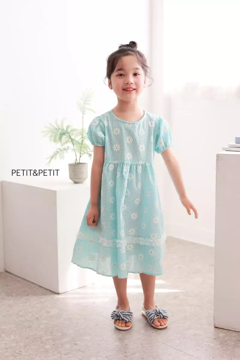Petit & Petit - Korean Children Fashion - #kidzfashiontrend - Sugar Check One-piece - 7