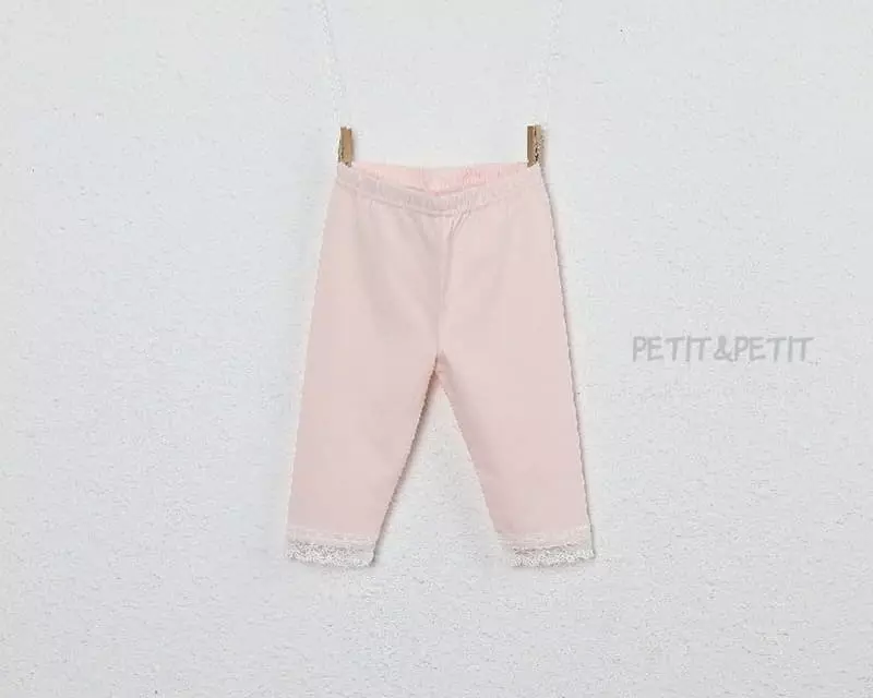 Petit & Petit - Korean Children Fashion - #littlefashionista - Muzi Lace Leggings - 2