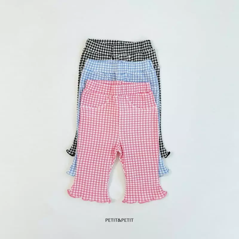 Petit & Petit - Korean Children Fashion - #prettylittlegirls - Check Pants - 7