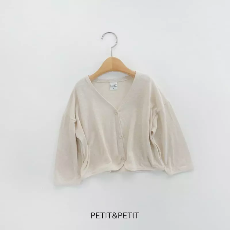 Petit & Petit - Korean Children Fashion - #todddlerfashion - Linen Cardigan - 3