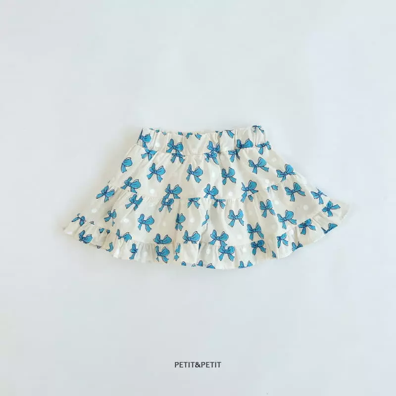Petit & Petit - Korean Children Fashion - #toddlerclothing - Ribbon Cancan Skirt - 3
