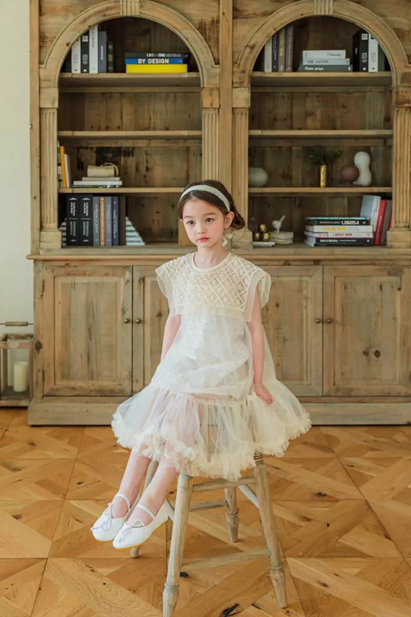 Pink Berry - Korean Children Fashion - #fashionkids - Beads One-piece - 2