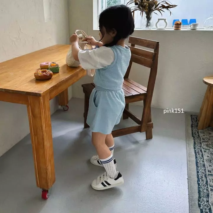 Pink151 - Korean Children Fashion - #Kfashion4kids - Chock Waffle Shorts - 12
