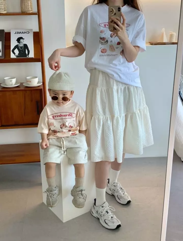 Pink151 - Korean Children Fashion - #childrensboutique - Strewberry Tee