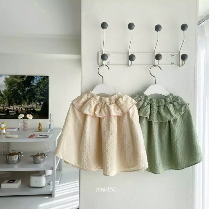 Pink151 - Korean Children Fashion - #kidzfashiontrend - Bouble Wing Skirt