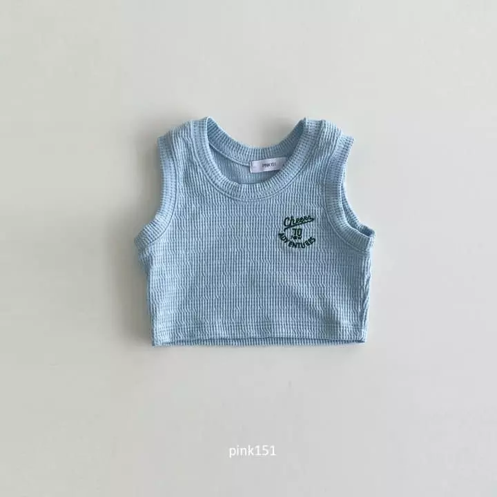 Pink151 - Korean Children Fashion - #magicofchildhood - Chock Waffle Sleeveless - 2