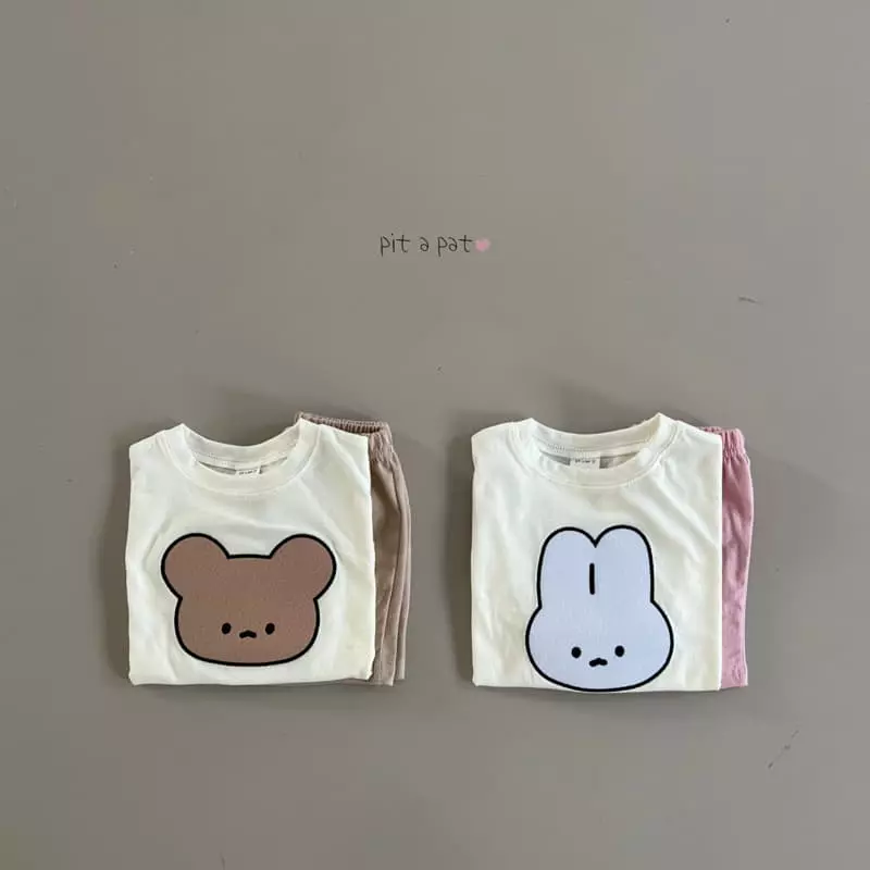 Pitapat - Korean Children Fashion - #discoveringself - Friends Summer Top Bottom Set - 9