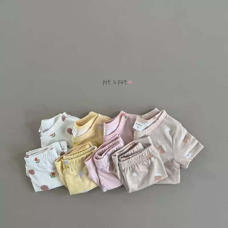 Pitapat - Korean Children Fashion - #kidsshorts - Flower Puppy Easywear - 8