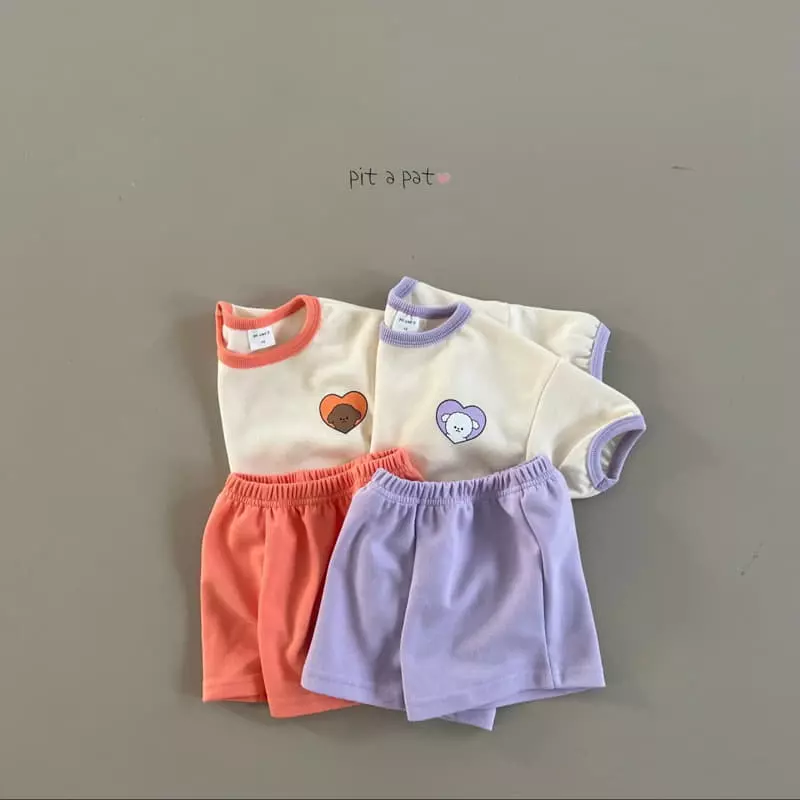 Pitapat - Korean Children Fashion - #prettylittlegirls - Azi Top Bottom Set