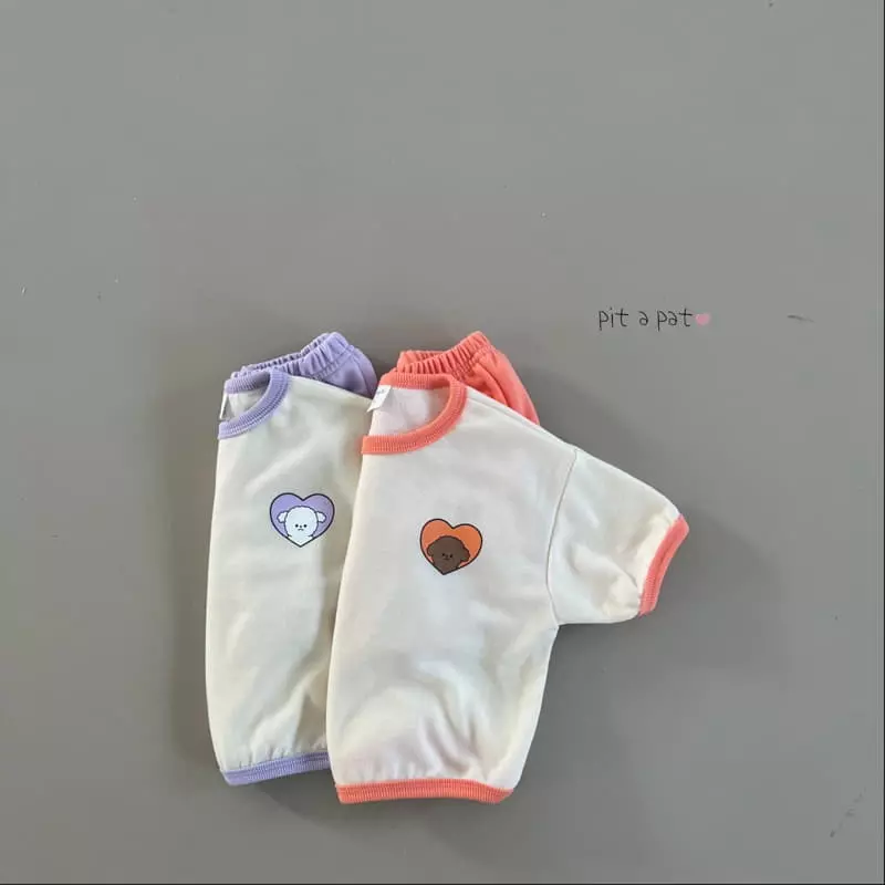 Pitapat - Korean Children Fashion - #toddlerclothing - Azi Top Bottom Set - 3