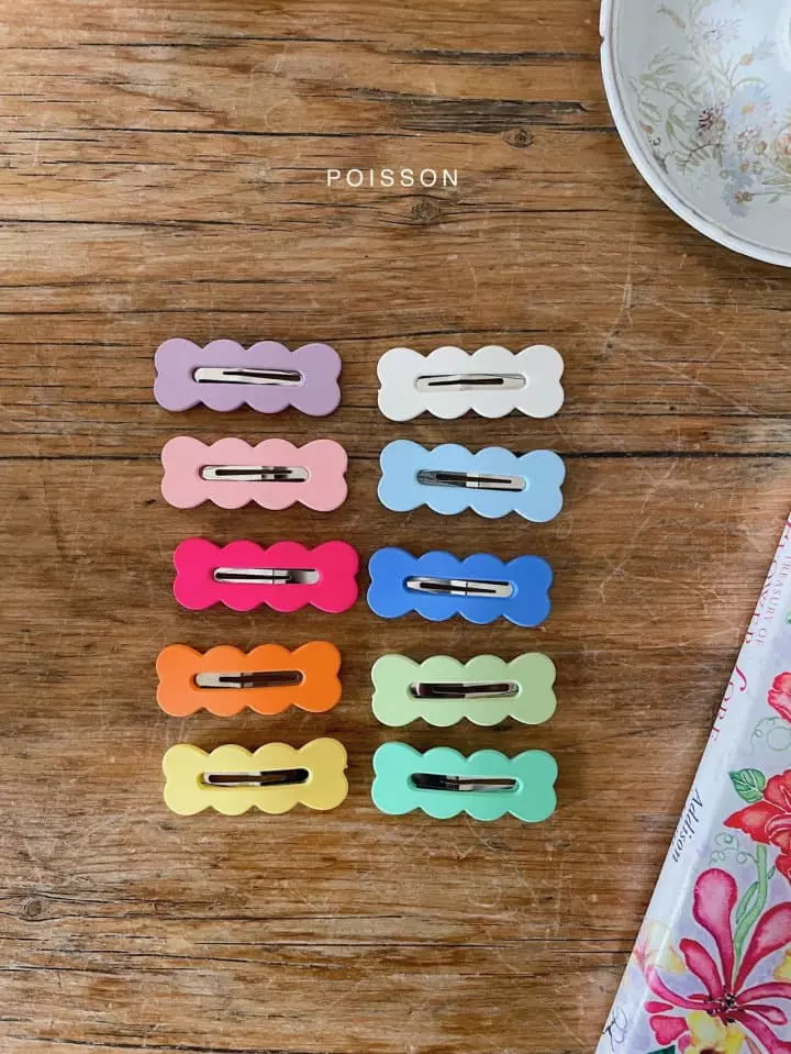 Poisson - Korean Children Fashion - #magicofchildhood - Scrup Hairpin Set - 4
