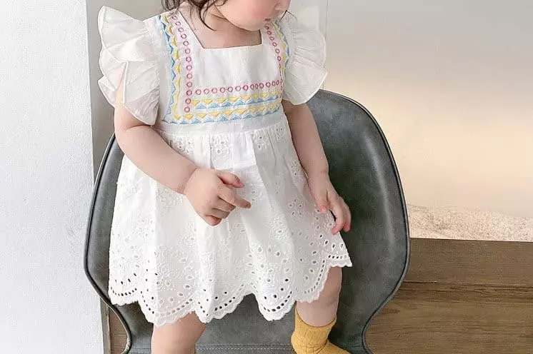 Reve Kid - Korean Baby Fashion - #babyboutique - One-piece Frill Bodysuit - 7