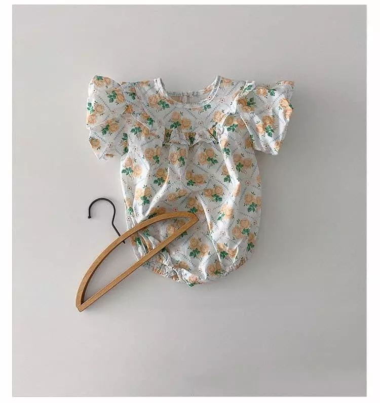 Reve Kid - Korean Baby Fashion - #babyboutiqueclothing - Frill Paint Bodysuit - 2