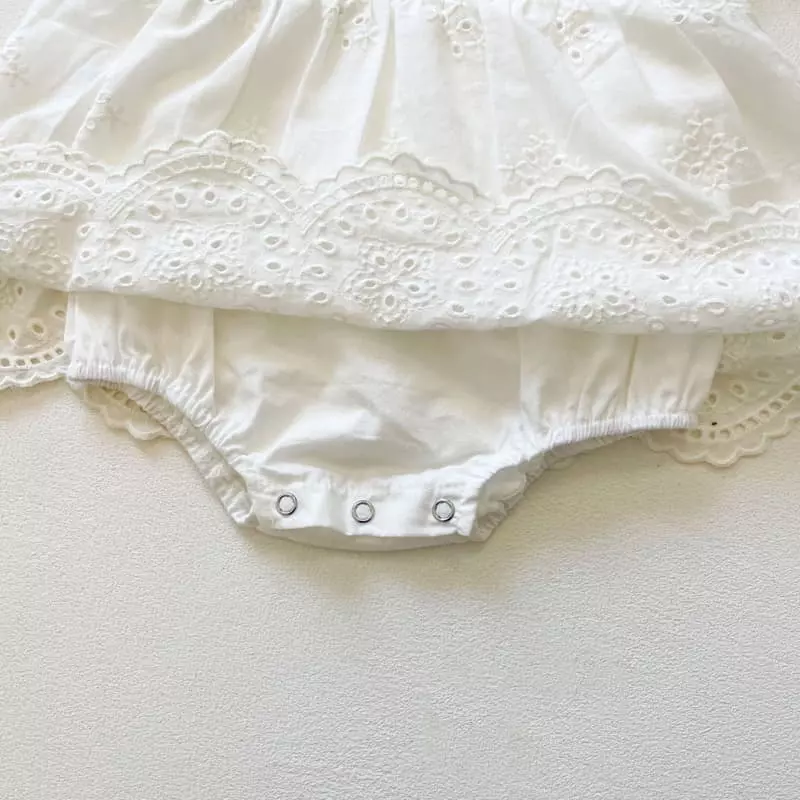 Reve Kid - Korean Baby Fashion - #babywear - One-piece Frill Bodysuit - 4