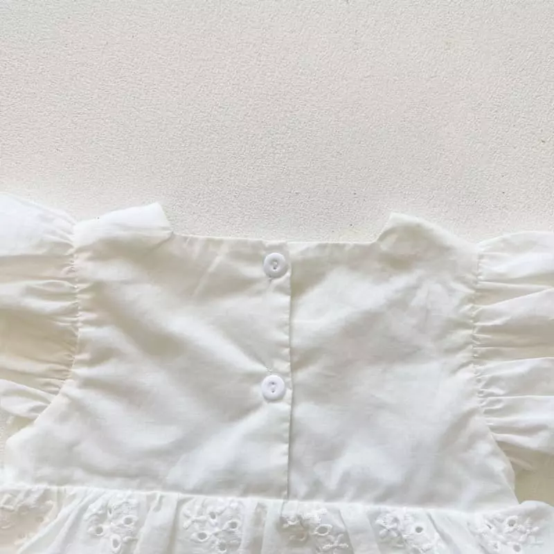 Reve Kid - Korean Baby Fashion - #onlinebabyshop - One-piece Frill Bodysuit - 5
