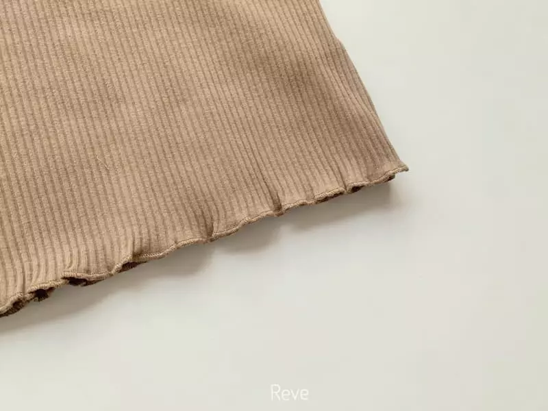 Reve Kid - Korean Children Fashion - #toddlerclothing - Frill Rib Sleeveless - 2