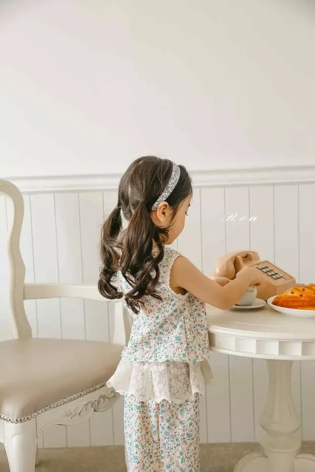 Roa - Korean Children Fashion - #childrensboutique - lolo Top Bottom Set - 8