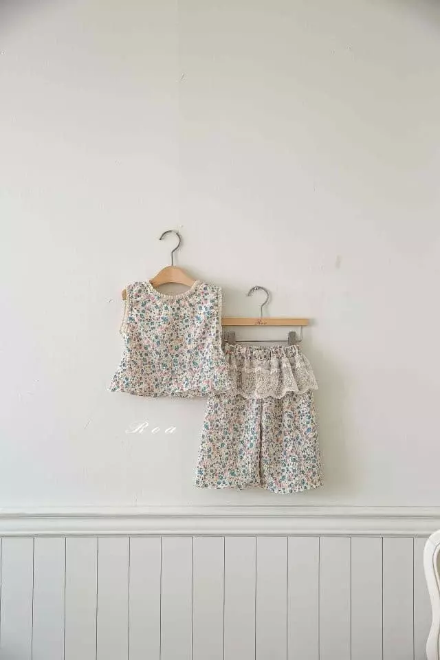Roa - Korean Children Fashion - #toddlerclothing - lolo Top Bottom Set - 5