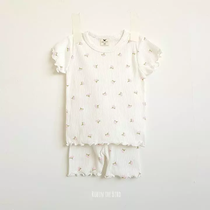 Saerobin - Korean Children Fashion - #Kfashion4kids - Berry Flower Easywear - 2