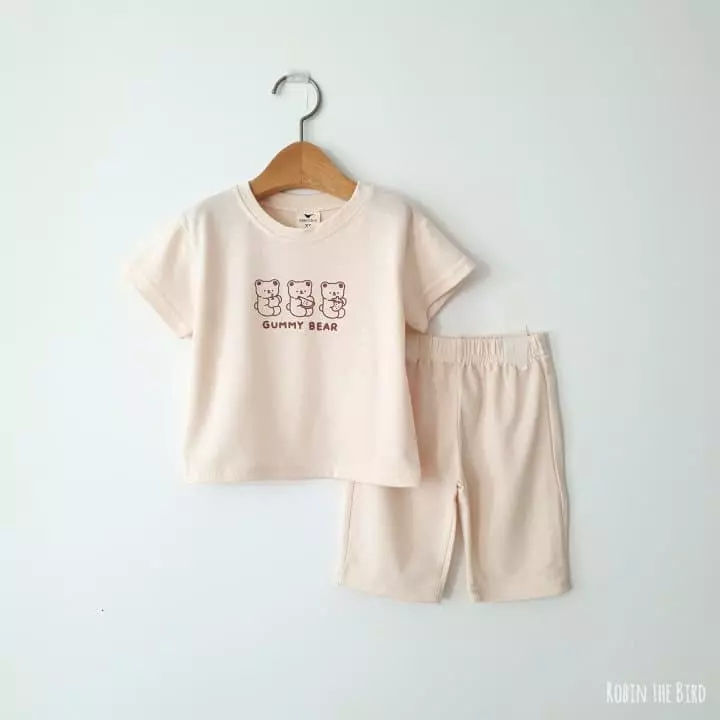 Saerobin - Korean Children Fashion - #designkidswear - Gummy Bear Top Bottom Set