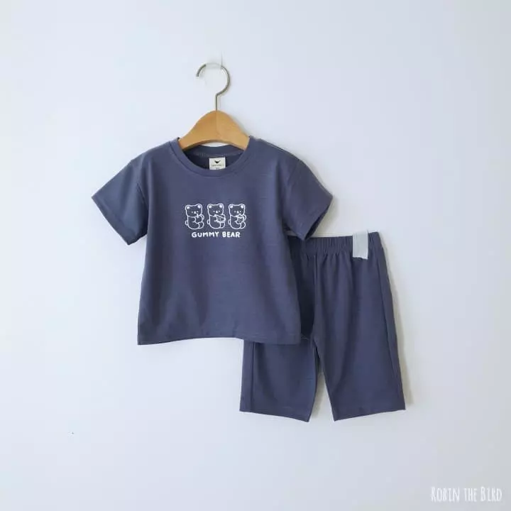 Saerobin - Korean Children Fashion - #fashionkids - Gummy Bear Top Bottom Set - 4