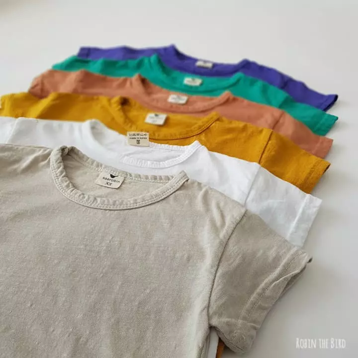 Saerobin - Korean Children Fashion - #kidsstore - Short Sleeves Tee - 12