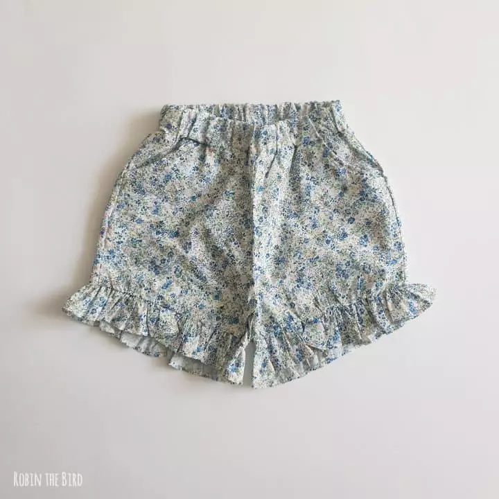 Saerobin - Korean Children Fashion - #kidzfashiontrend - Flower Frill Shorts - 2