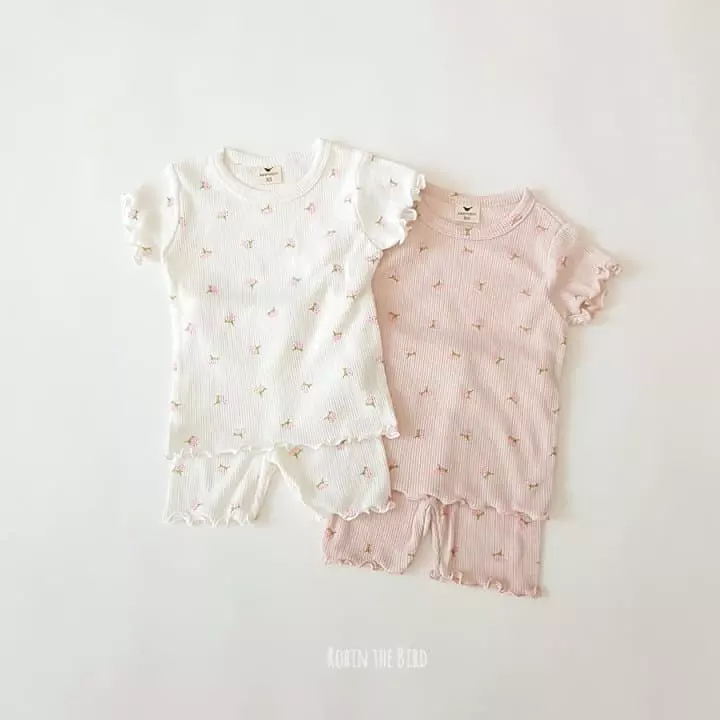 Saerobin - Korean Children Fashion - #kidzfashiontrend - Berry Flower Easywear