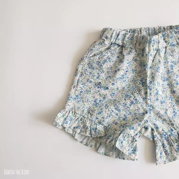 Saerobin - Korean Children Fashion - #Kfashion4kids - Flower Frill Shorts - 4