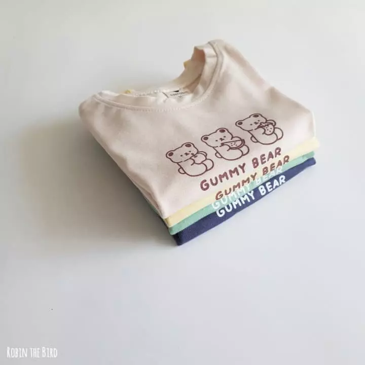 Saerobin - Korean Children Fashion - #minifashionista - Gummy Bear Top Bottom Set - 10