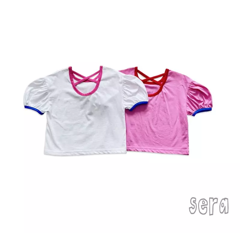Sera - Korean Children Fashion - #childofig - Cherry Puff Tee - 10