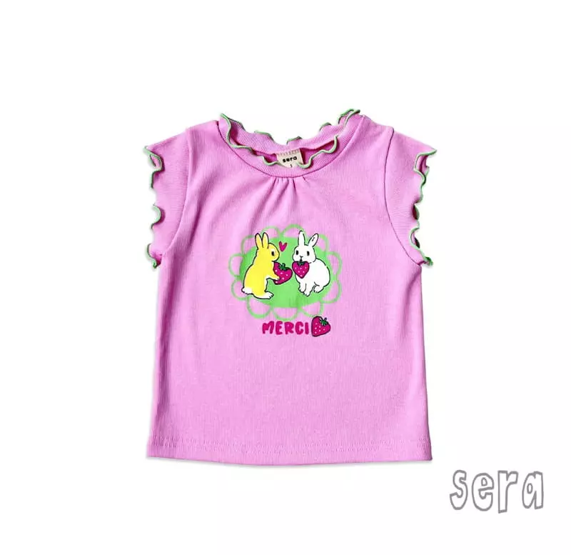Sera - Korean Children Fashion - #kidsshorts - Rib Tee - 8