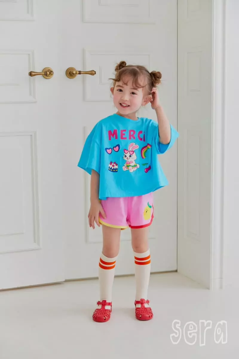 Sera - Korean Children Fashion - #kidsstore - Rainbow Rabbit Tee - 7
