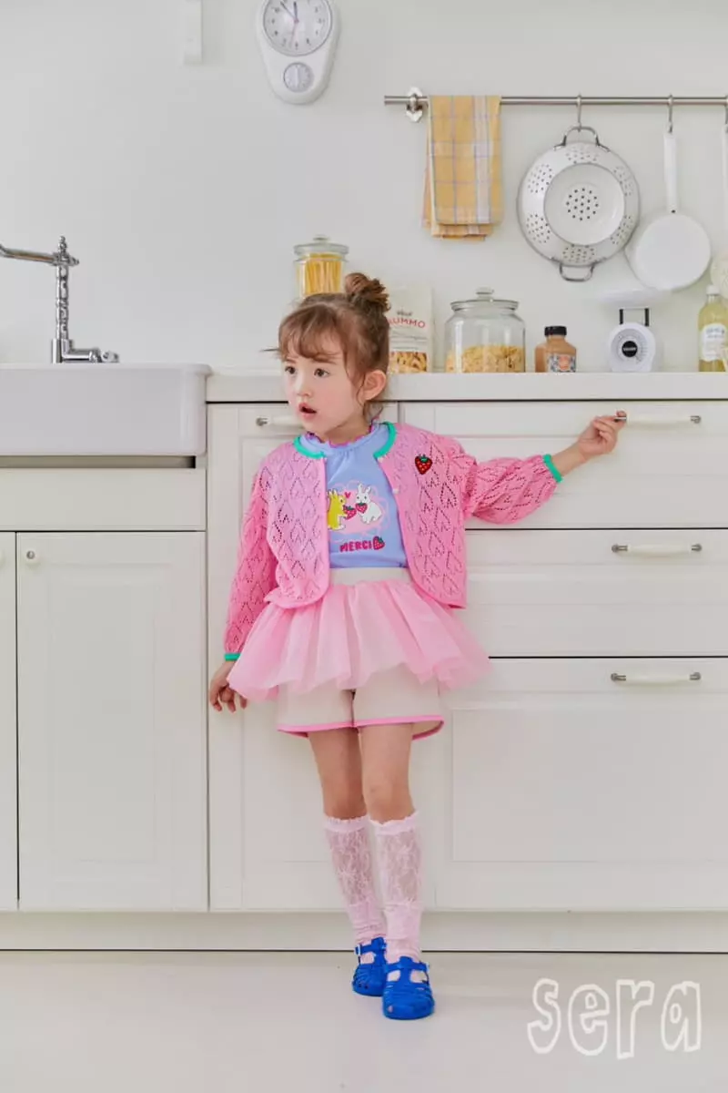 Sera - Korean Children Fashion - #kidzfashiontrend - Heart Scsi Cardigan - 3