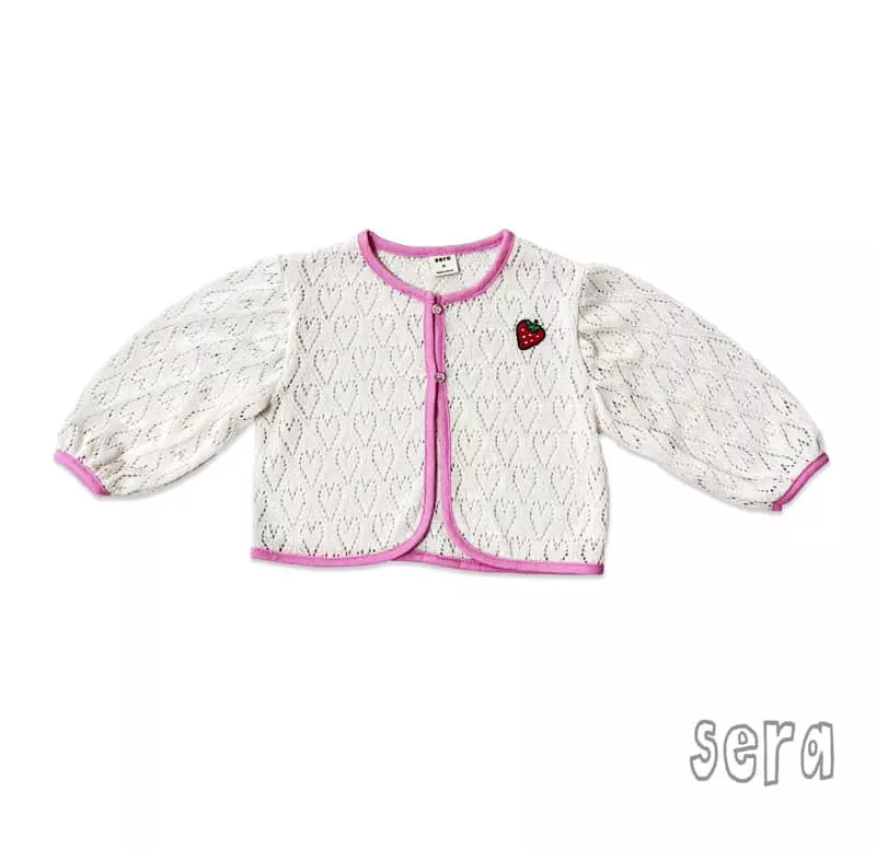 Sera - Korean Children Fashion - #minifashionista - Heart Scsi Cardigan - 7