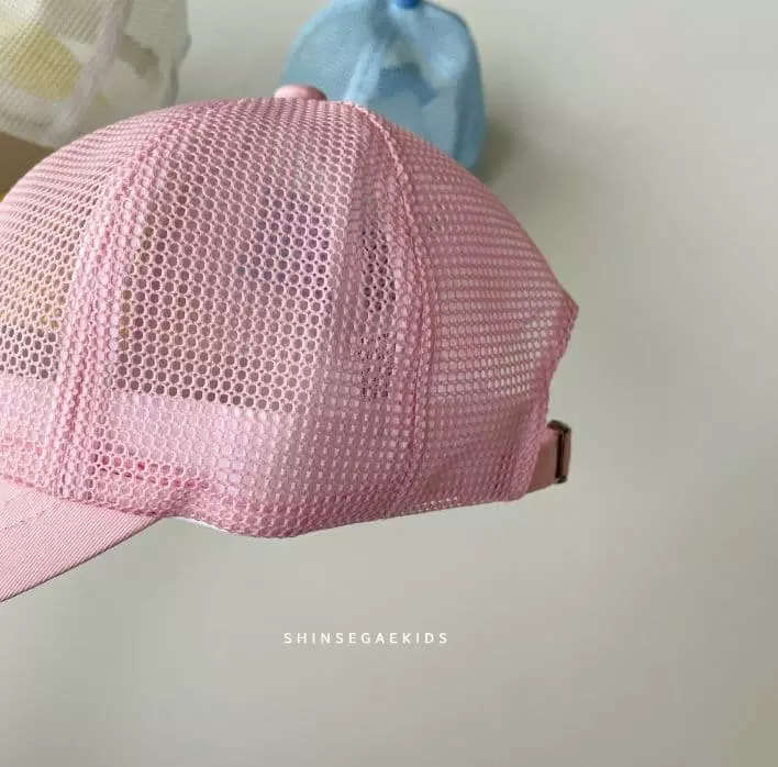 Shinseage Kids - Korean Children Fashion - #designkidswear - Mini Smile Mesh Ball Cap - 5
