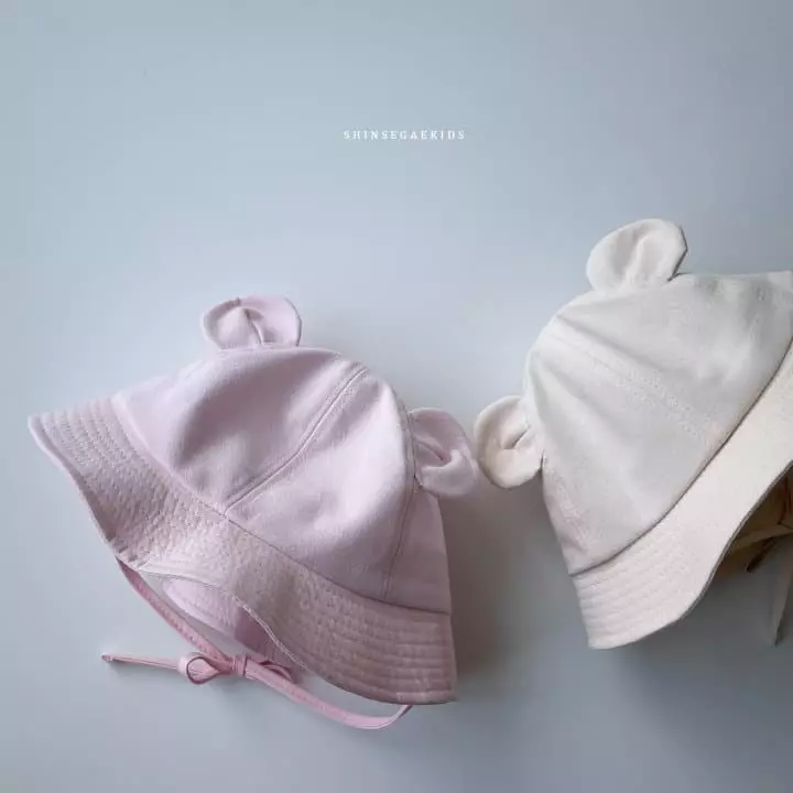 Shinseage Kids - Korean Children Fashion - #fashionkids - Mini Bear String Bucket Hat