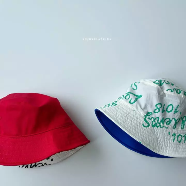 Shinseage Kids - Korean Children Fashion - #kidsshorts - Reversible Maru Bucket Hat - 5