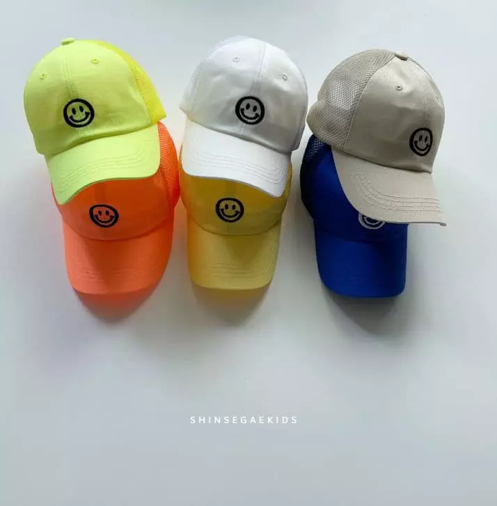 Shinseage Kids - Korean Children Fashion - #kidsstore - Smile Mesh Cap
