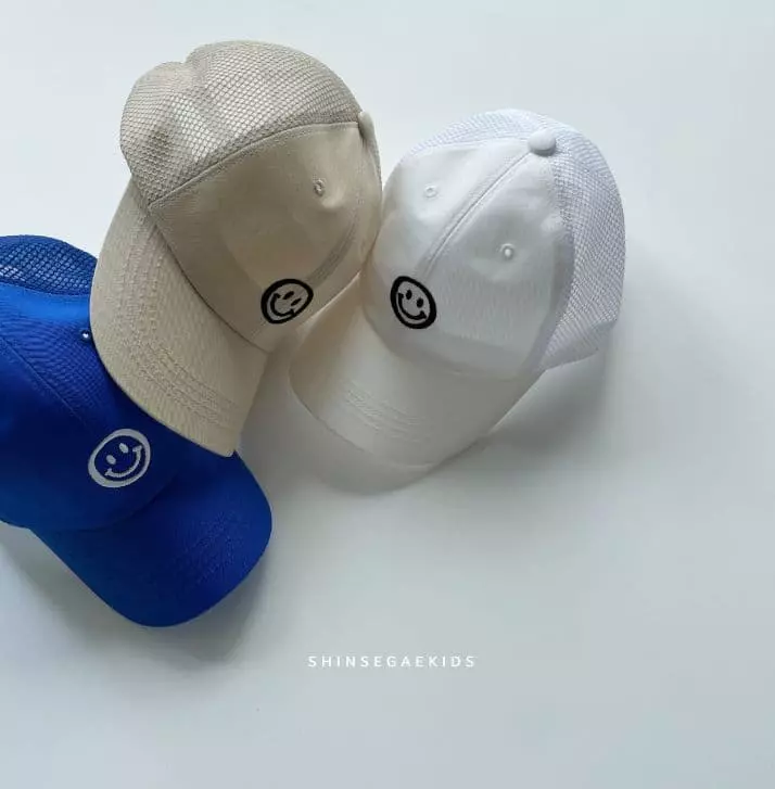 Shinseage Kids - Korean Children Fashion - #kidzfashiontrend - Smile Mesh Cap - 2