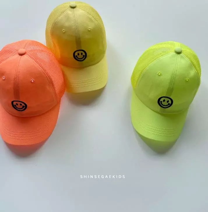 Shinseage Kids - Korean Children Fashion - #minifashionista - Smile Mesh Cap - 6
