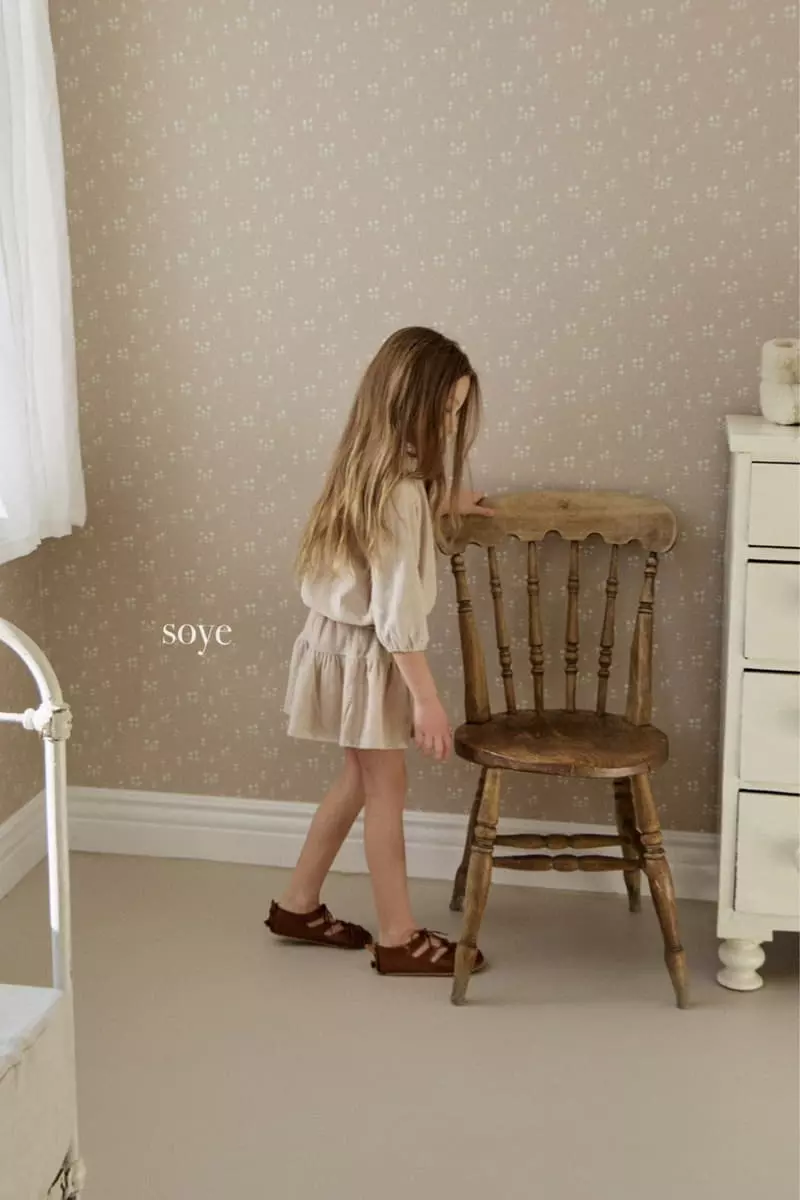 Soye - Korean Children Fashion - #childrensboutique - Belly Top Bottom Set - 3