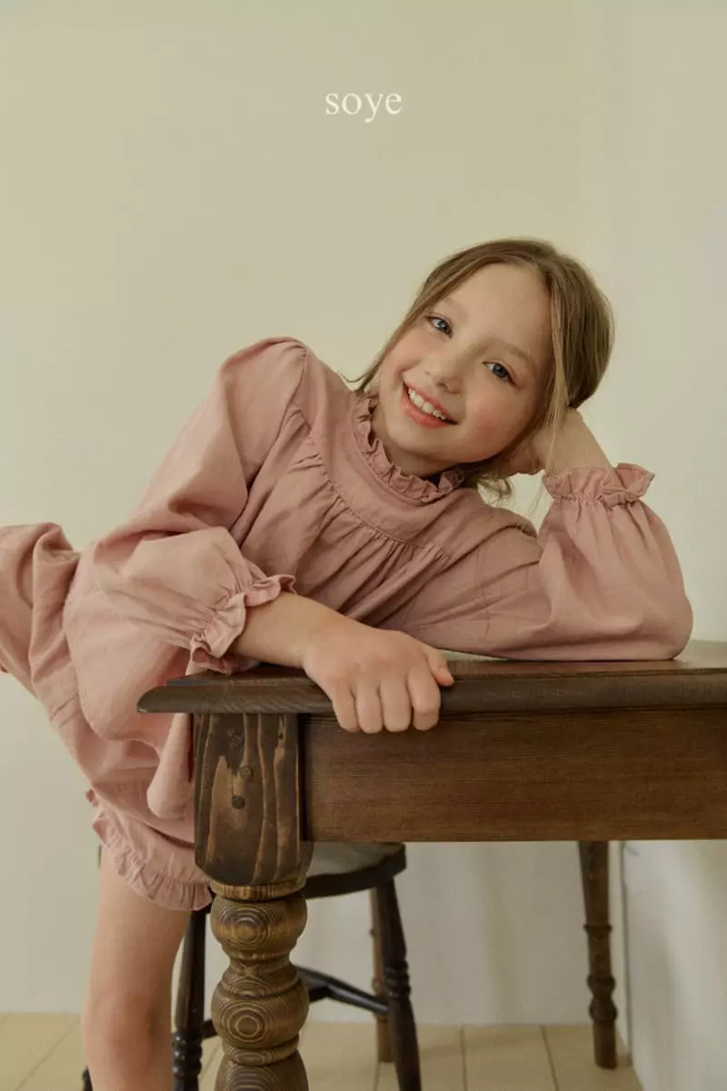 Soye - Korean Children Fashion - #kidsshorts - Blan Top Bottom Set - 11