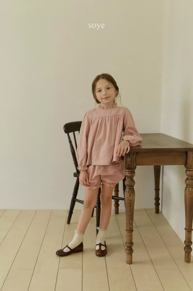 Soye - Korean Children Fashion - #prettylittlegirls - Blan Top Bottom Set - 2