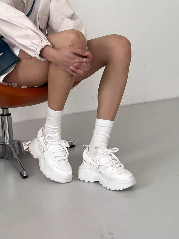 Ssangpa - Korean Women Fashion - #momslook - zz 5329 Sneakers - 3
