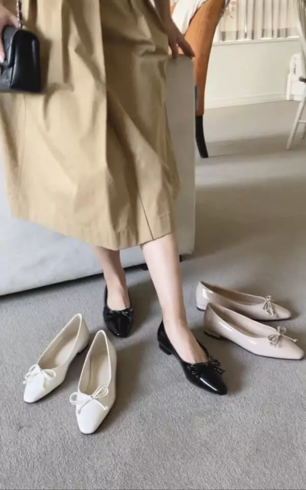 Ssangpa - Korean Women Fashion - #momslook - nv 7418 Flats - 3