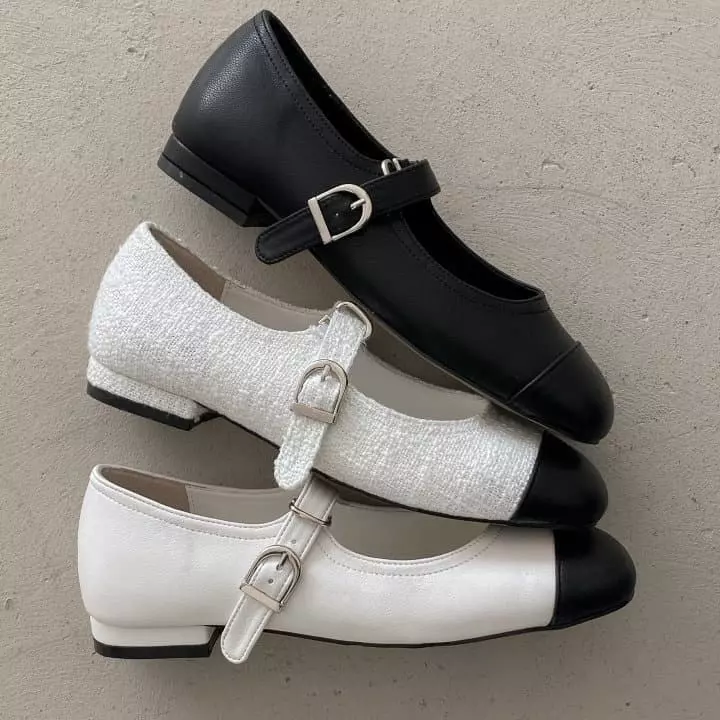 Ssangpa - Korean Women Fashion - #momslook - mt 1112 Flats - 4
